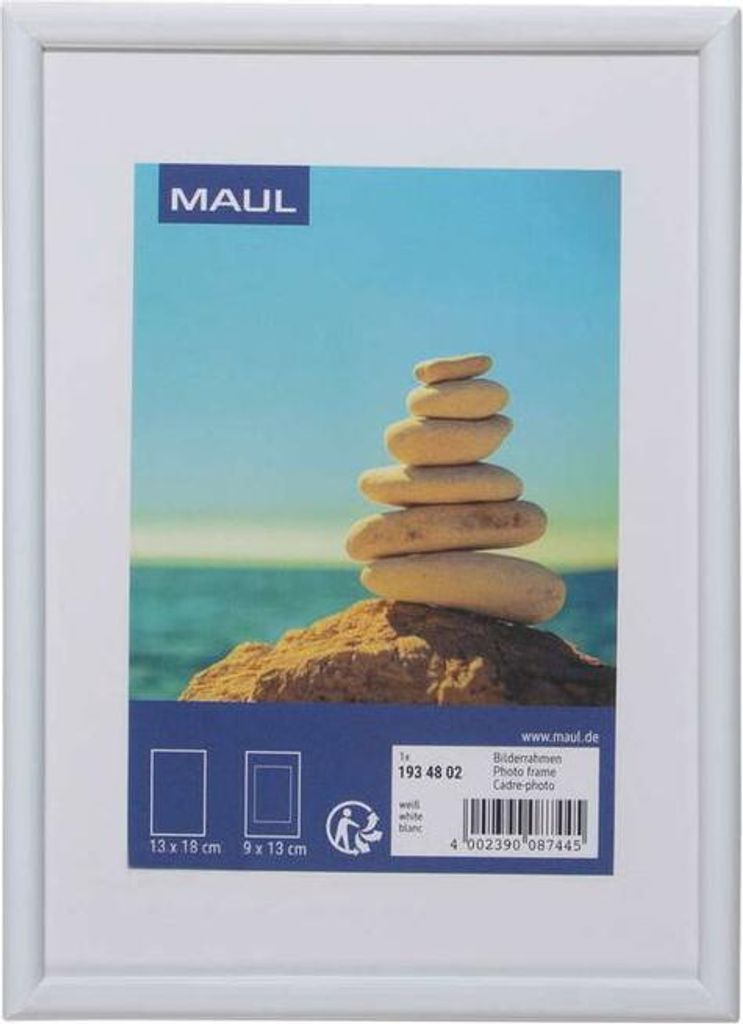 MAUL Bilderrahmen MAULart Kunststoff 13 x 18 cm, ca. B6 Produktbild 