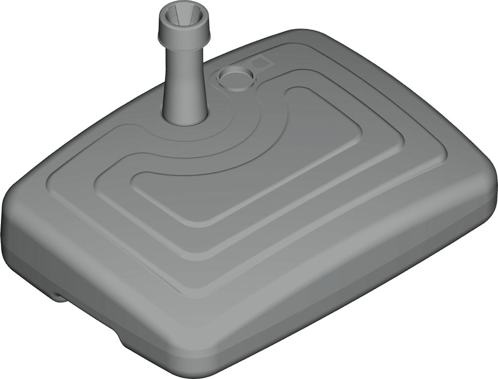 Schneider PE-Balkonständer ca. 25ltr. anthrazit 862-15 Produktbild 