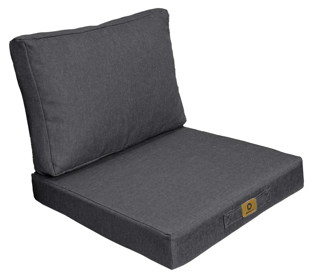 Améliorez votre confort d'assise : coussin de fauteuil 50x50 gris chiné