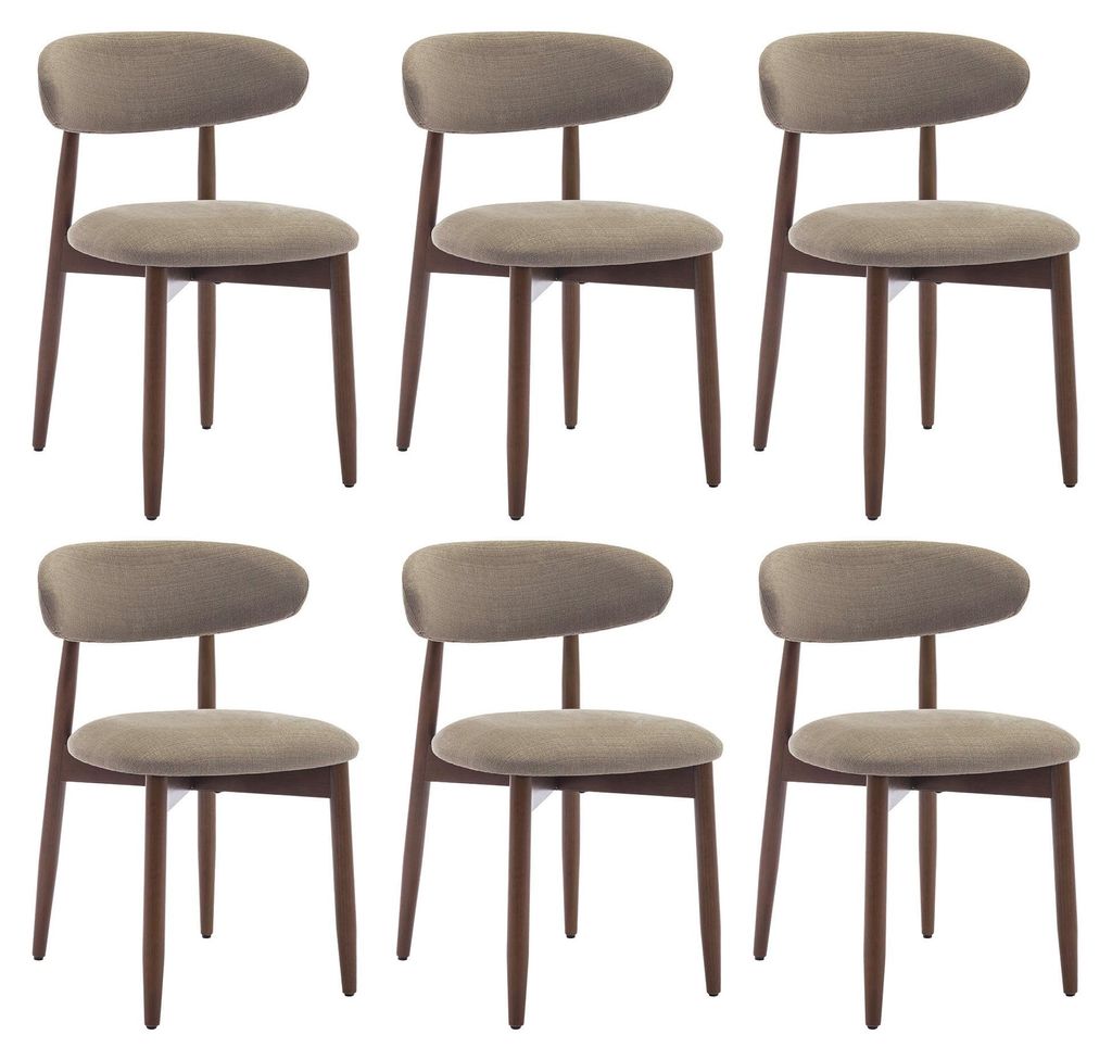 Lot de 6 Chaises, robustes et élégantes, style nordique Image du produit 