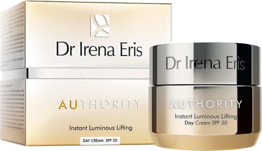 Dr Irena Eris Authority Instant Luminous Lifting Day Cream SPF 20, Tagescreme, Frauen, Jeder Hauttyp, Gesicht, Anti-Falten, Feuchtigkeitsspendend, ...