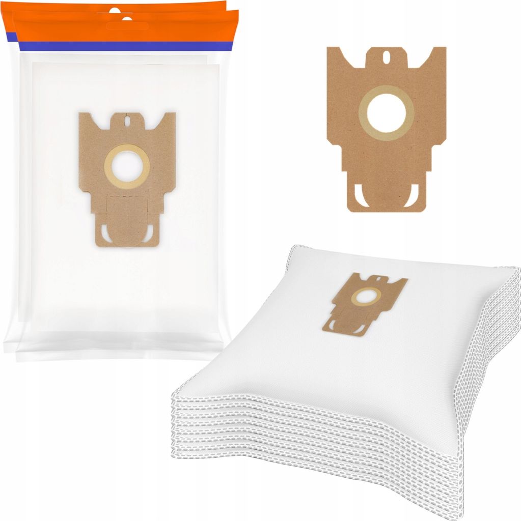 Staubsaugerbeutel 8er Set, synthetische Mikrofaserbeutel FJM/GN ML01, kompatibel mit Miele S-Serie, Ersatz