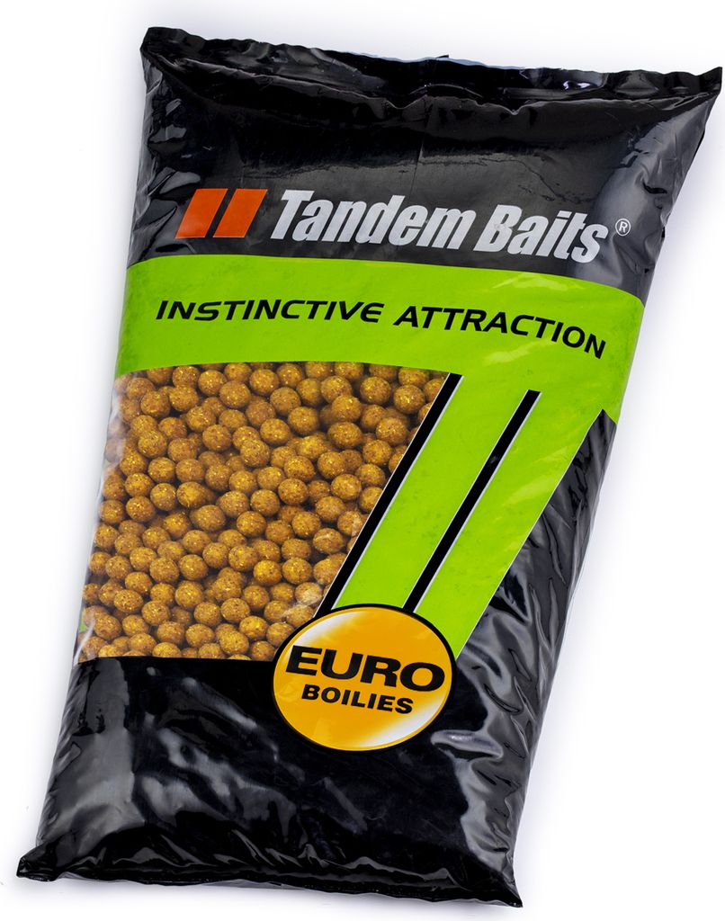 Tandem Baits Euro Boilies Banane, Karpfen Angeln ohne Mühe, Köder zum Große-Fische-Angeln, Karpfenzubehör für Profis & Hobby-Angler 16 mm 10 kg
