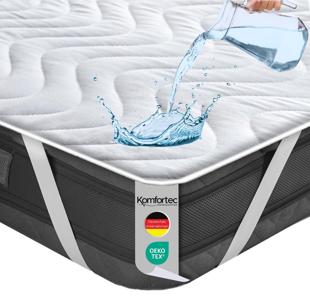 Protector de colchón Komfortec, 120x200 cm – impermeable, Imagen del producto 