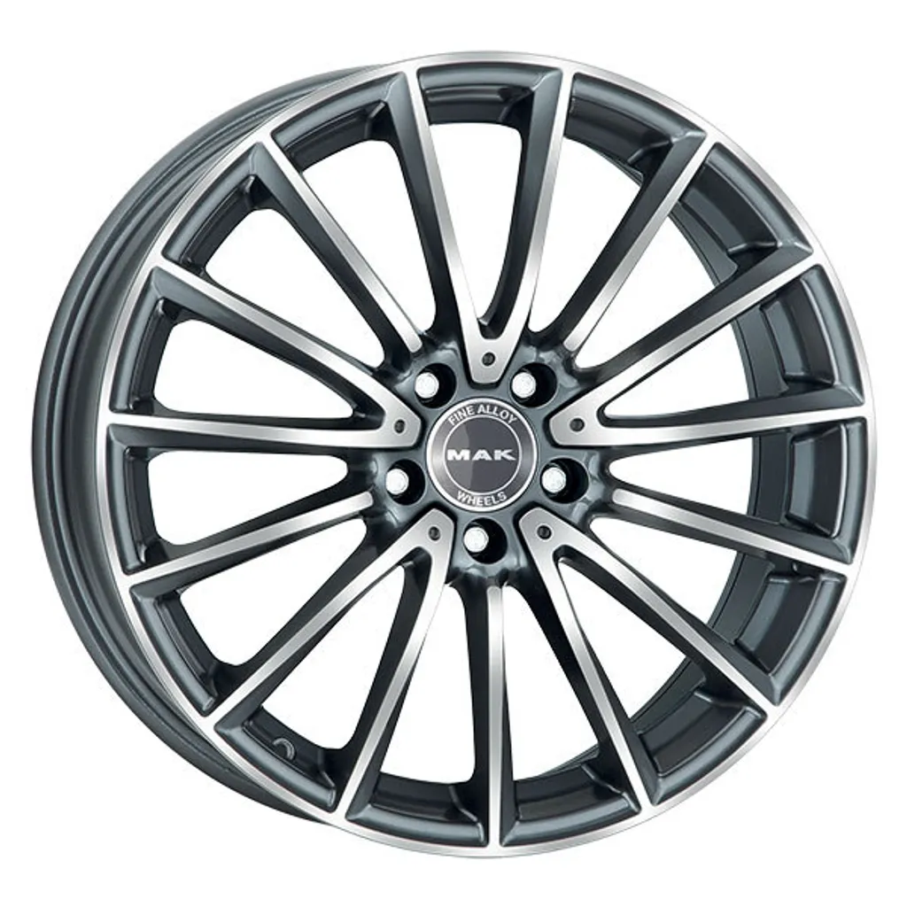 Jante de voiture MAK KOMET 17 pouces 5x112 ET36 finition polie