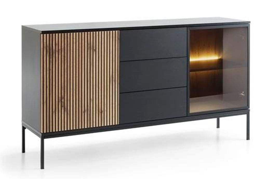 Sideboard HALLE KSZ154 - Kommode mit 2 Türen, Produktbild 