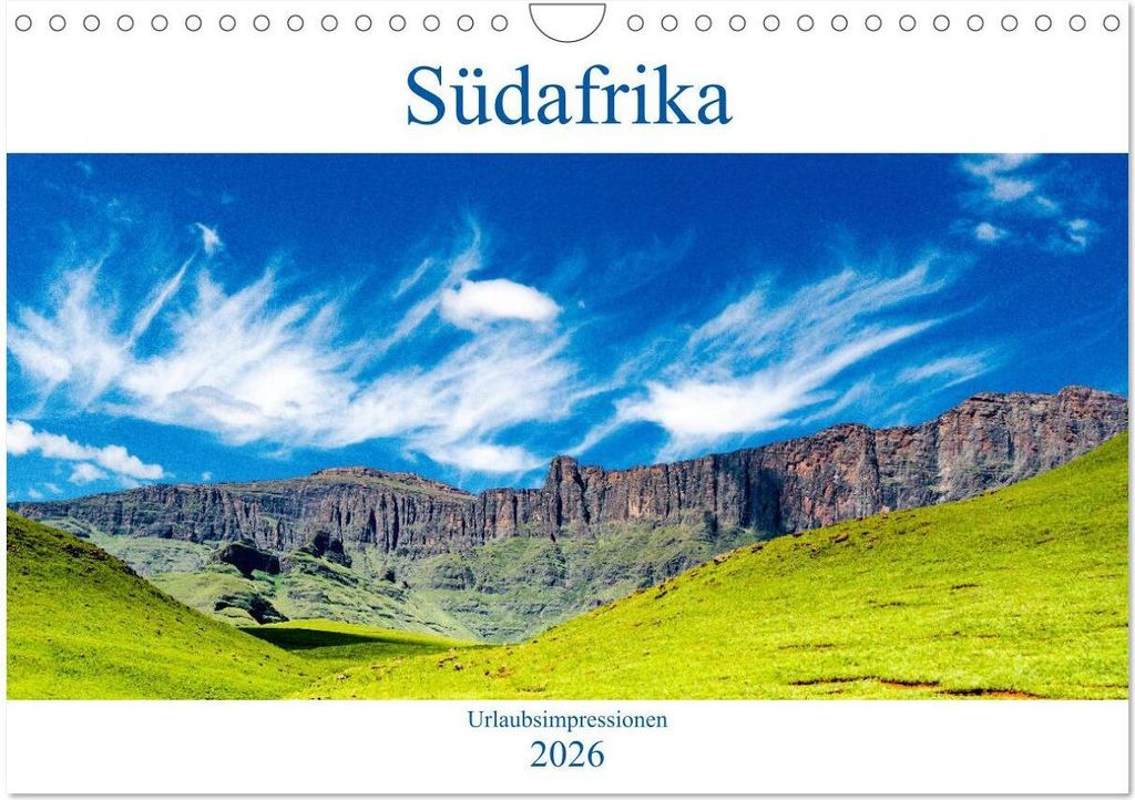 Südafrika - Urlaubsimpressionen (Wandkalender 2026 DIN A4 quer), CALVENDO Monatskalender