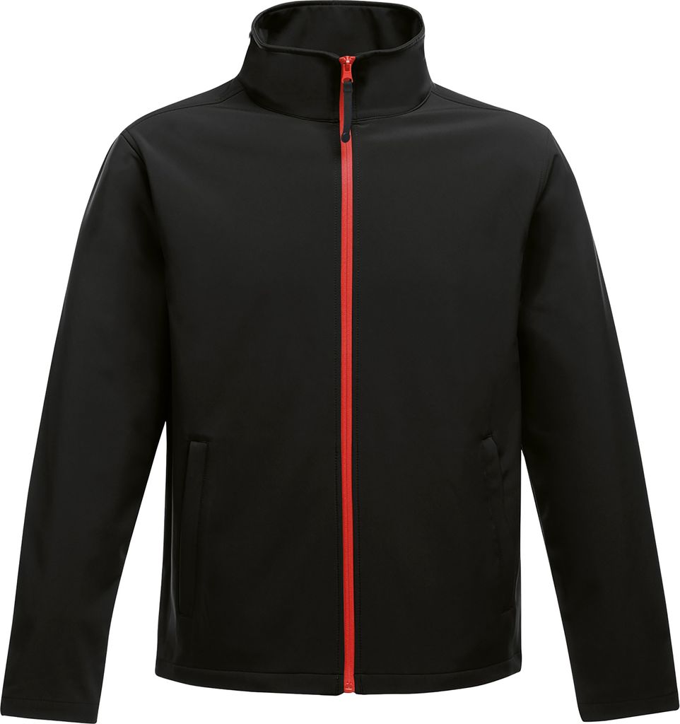 Regatta Herren Softshell-Jacke Ablaze, bedruckbar RG3560 (2XL) (Dunkelgrau/Schwarz)