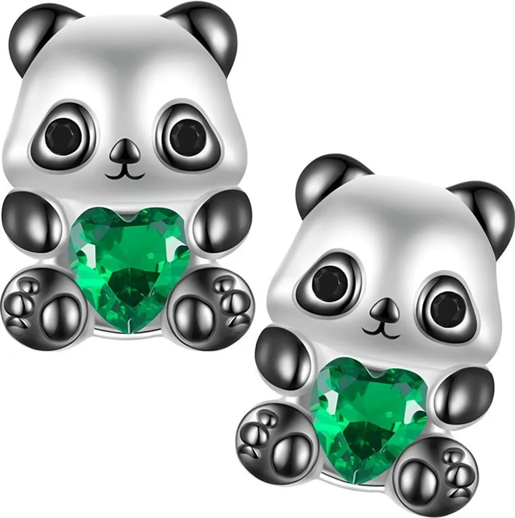 Orecchini Panda Trusky Argento 925 - Trend Gioielli Bambina 2026