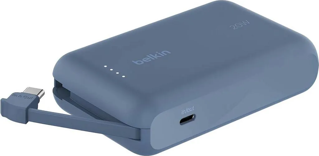 Belkin BPB021HQBL Batterie Externe 10000 mAh Bleue Haute Performance