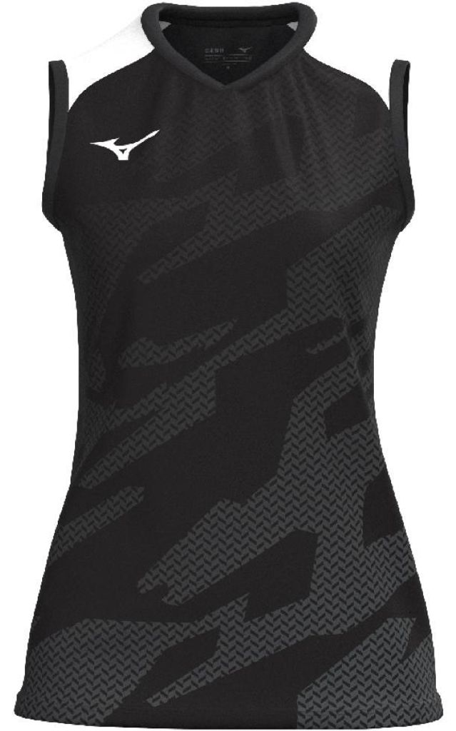 Mizuno Damen Team Meis Game sl/less Shirt W - V2EAC712, Farbe:Schwarz, Textil:M