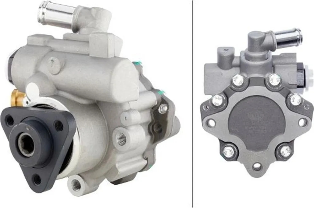 Pompe de direction assistée hydraulique 120 bar compatible Audi A6 HELLA