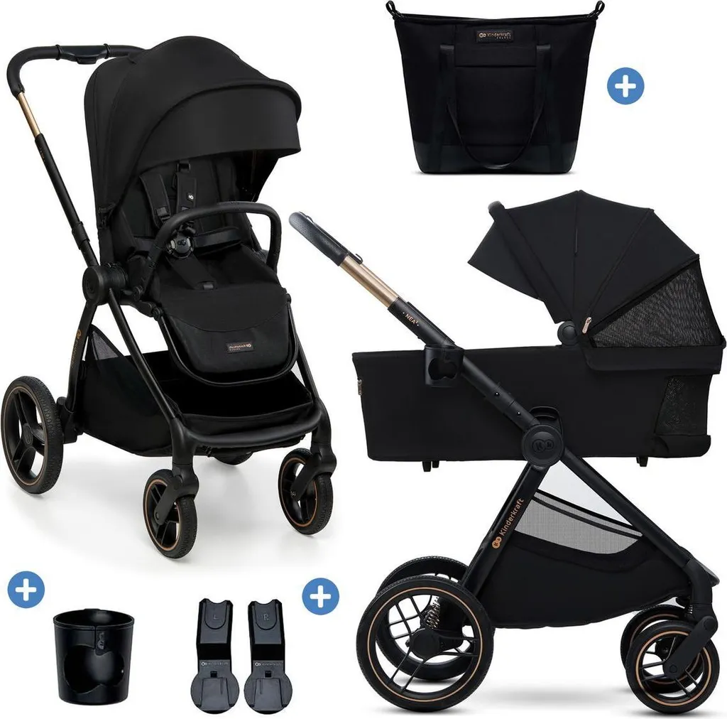 Poussette Nea 2 Midnight Noir : Solution légère pour petits coffres - 30