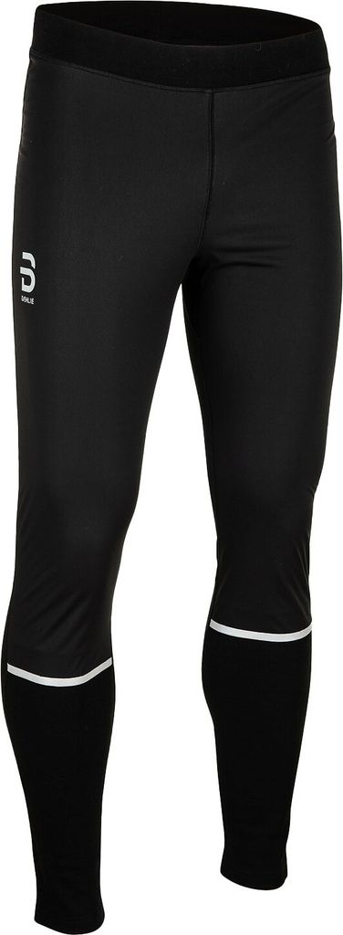 Björn Daehlie Herren Langlaufhose Laufhose Funktionshose Trainingstight Wool 2.0, Farbe:Schwarz, Artikel:-99900 black, Größe:M