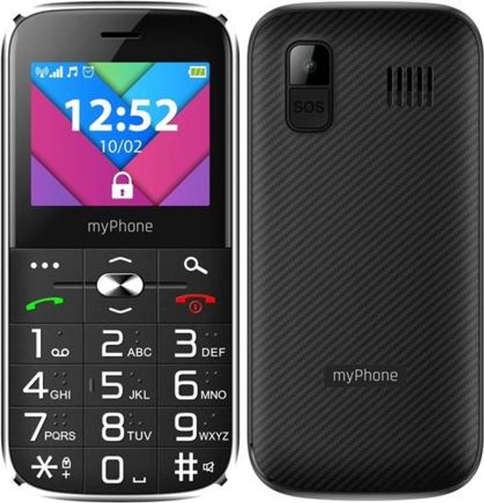 Mobilní telefon myPhone Halo C SENIOR černý Obrázok produktu 