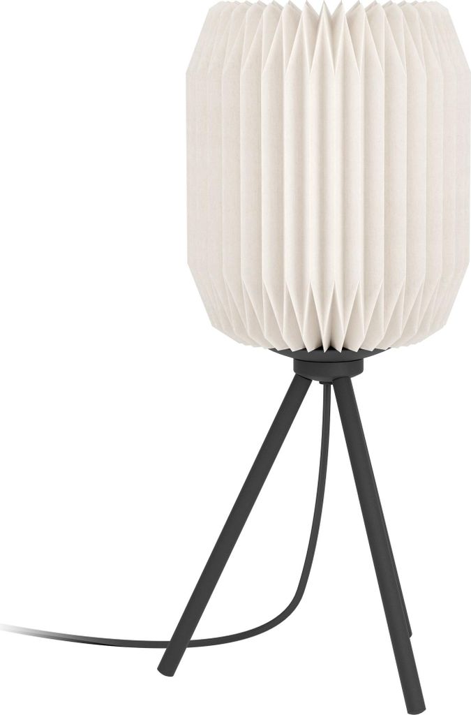 BELGRAVE Tischleuchte Tischbeleuchtung - H44 x Ø18 cm - schwarz - 1X40W exkl. - IP20