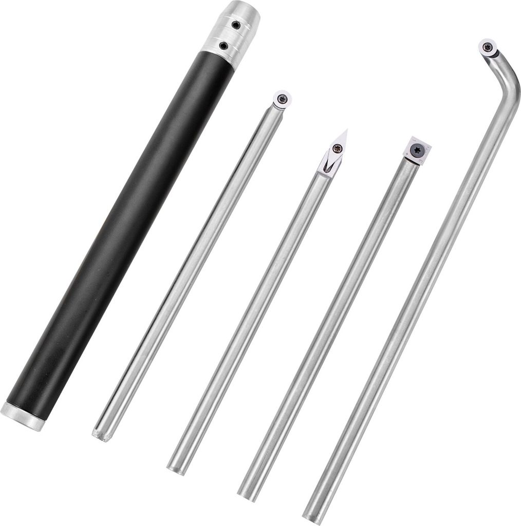 Stechbeitel Set 12 mm, Stemmeisen Holz mit Grifflänge 295 mm, Stechbeitel (1+4 )PCS, Tranchiermesser mit Wellenlänge 250 mm, Beitel Holz für...