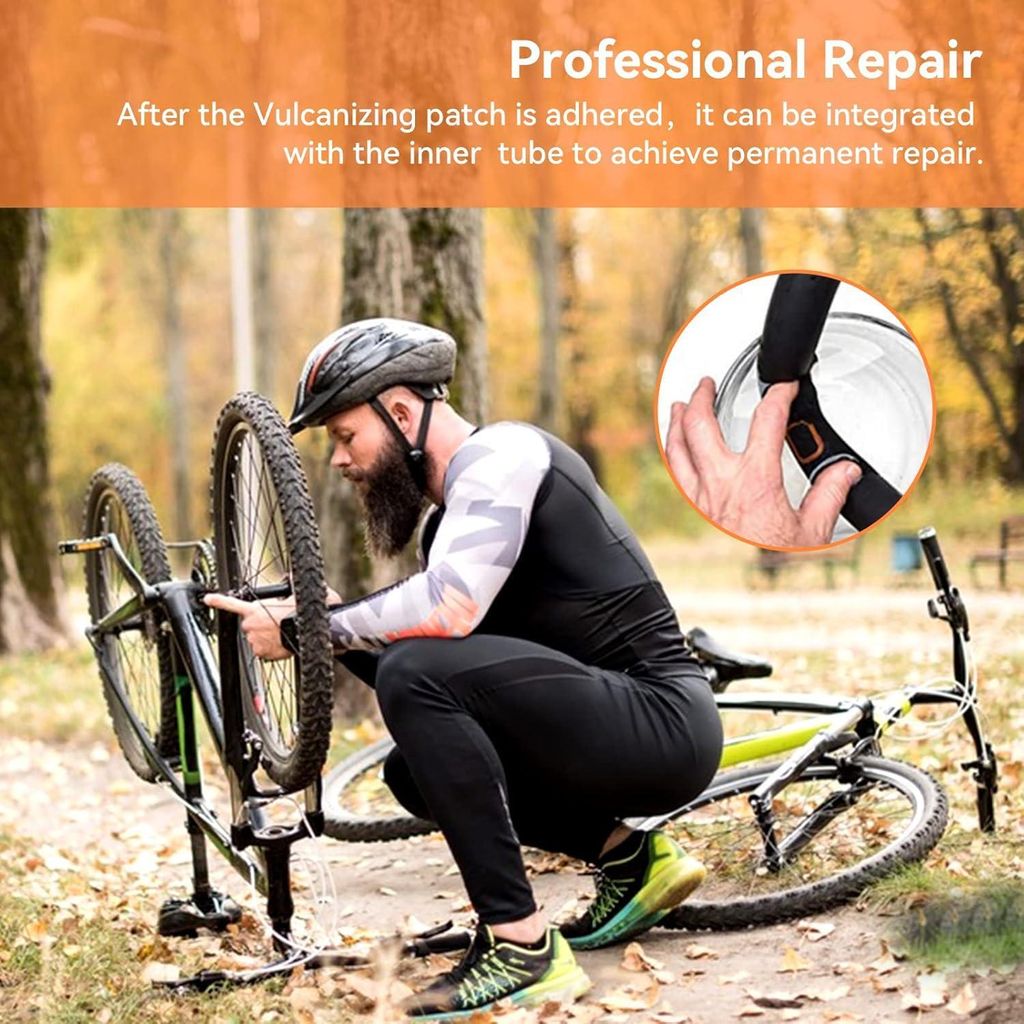 Fahrrad Flickzeug Set - Mit Reifenhebern & Flicken