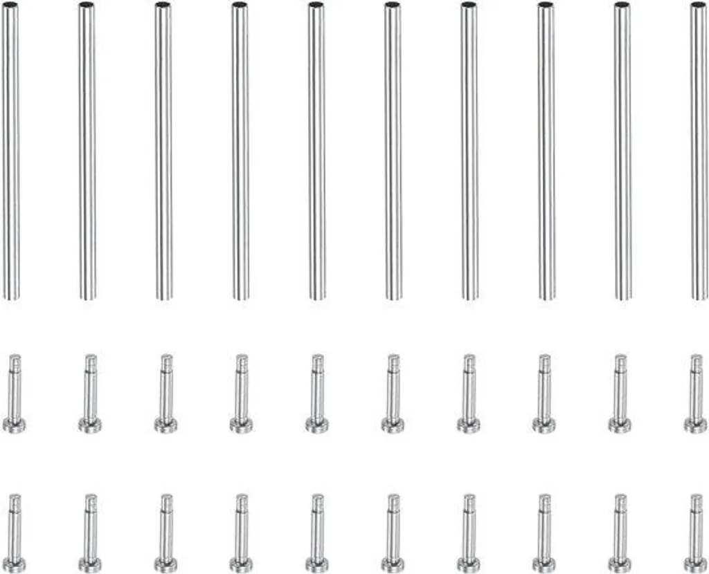Tubes en acier inoxydable 20 x 1 mm pour réparation de bracelets montre