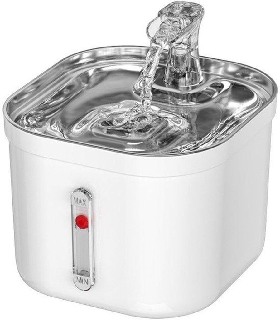 stille automatische Wasserdispenser von 2 Liter, verbesserte Filterung und dauerhafte Pumpe – Katzen- und Hunde-Wassernippel, 24/7 frisches Wasser