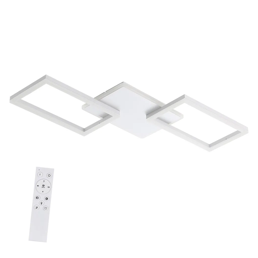 Plafonnier LED Dimmable avec Télécommande 63W 80cm Design Moderne - 9