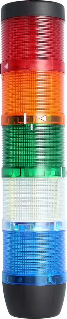 Tour de signalisation LED STEX24 5 niveaux 24V pour machines 70 mm