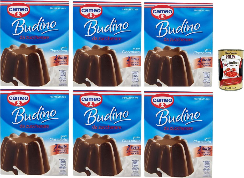 Cameo Cremige Pudding Mix mit Schokoladengeschmack, einfach zuzubereitendes Dessert, Die Packung enthält 2 Beutel mit je 4 Portionen für insgesam...