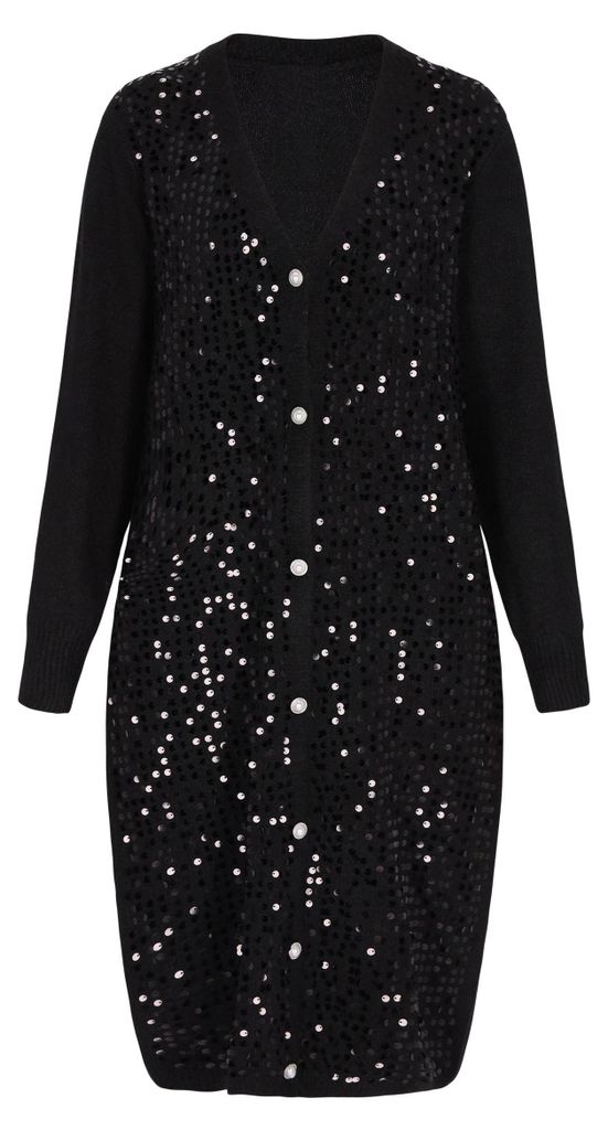 ALBEE damen strickjacke - schwarz, XS/S Produktbild 