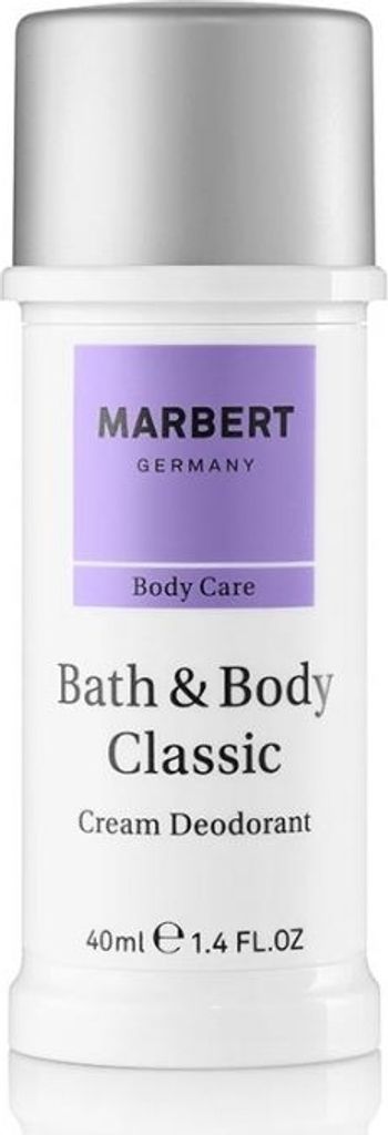 A product shot of a Marbert deodorant cream.