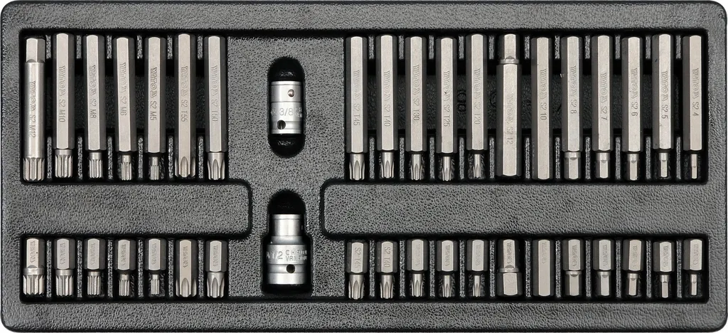 Yato YT-5538 Set Punte Cacciavite 40 Pezzi Acciaio S2 per Officina