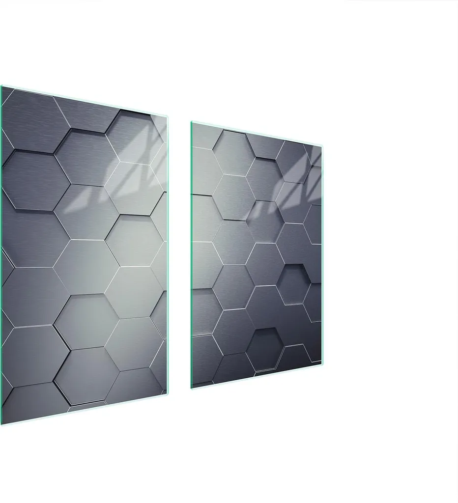 Paraschizzi Cucina Vetro Temperato 65x52 Design Pattern Moderno - 1