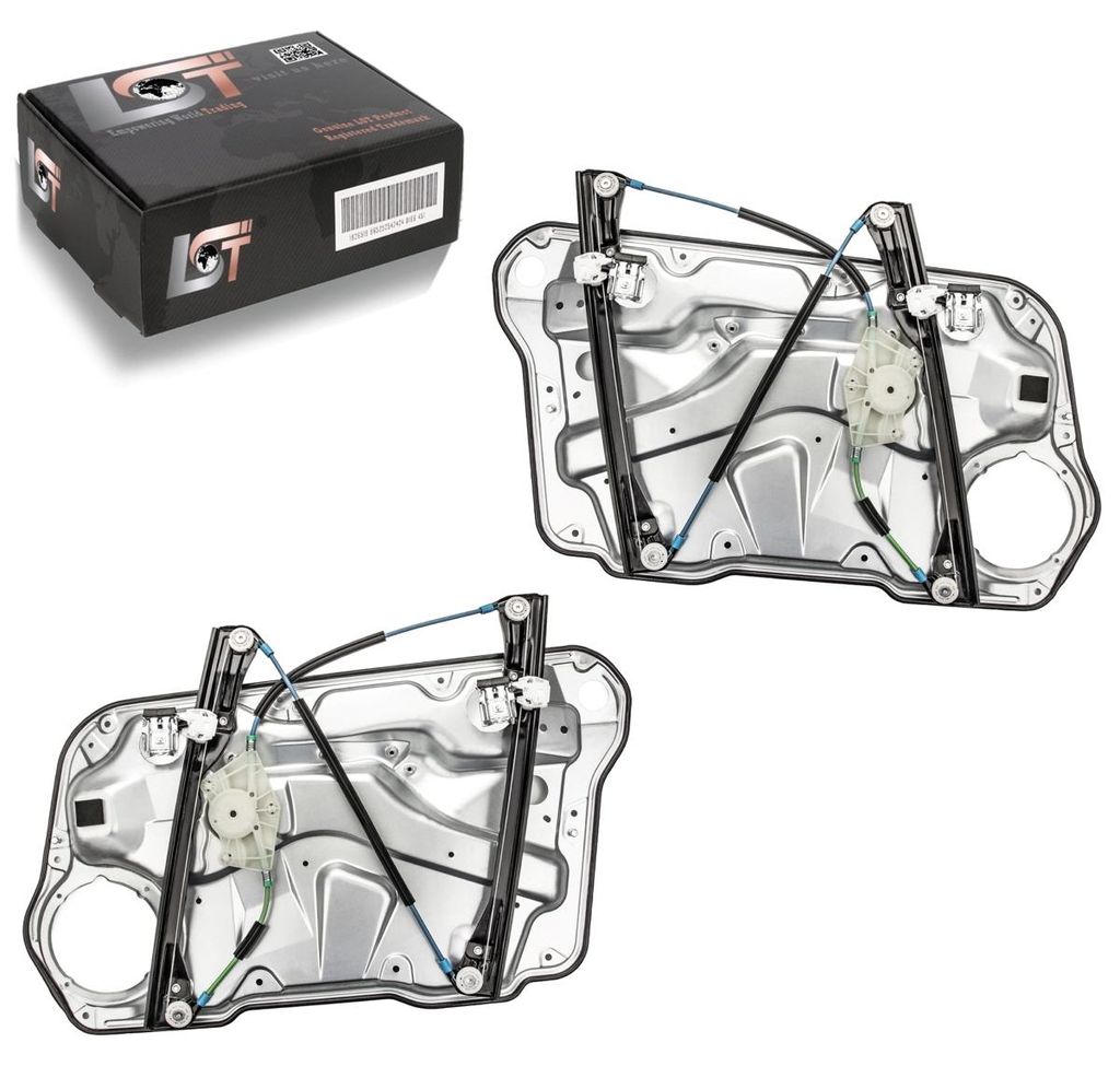 2x Fensterheber Metallplatte vorne links rechts für VW GOLF 4 IV BORA