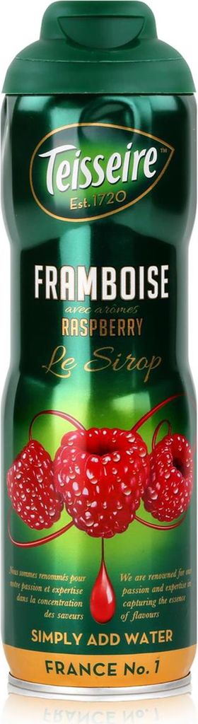 Teisseire Getränke-Sirup Raspberry/Himbeer 600ml - Intens. Produktbild 