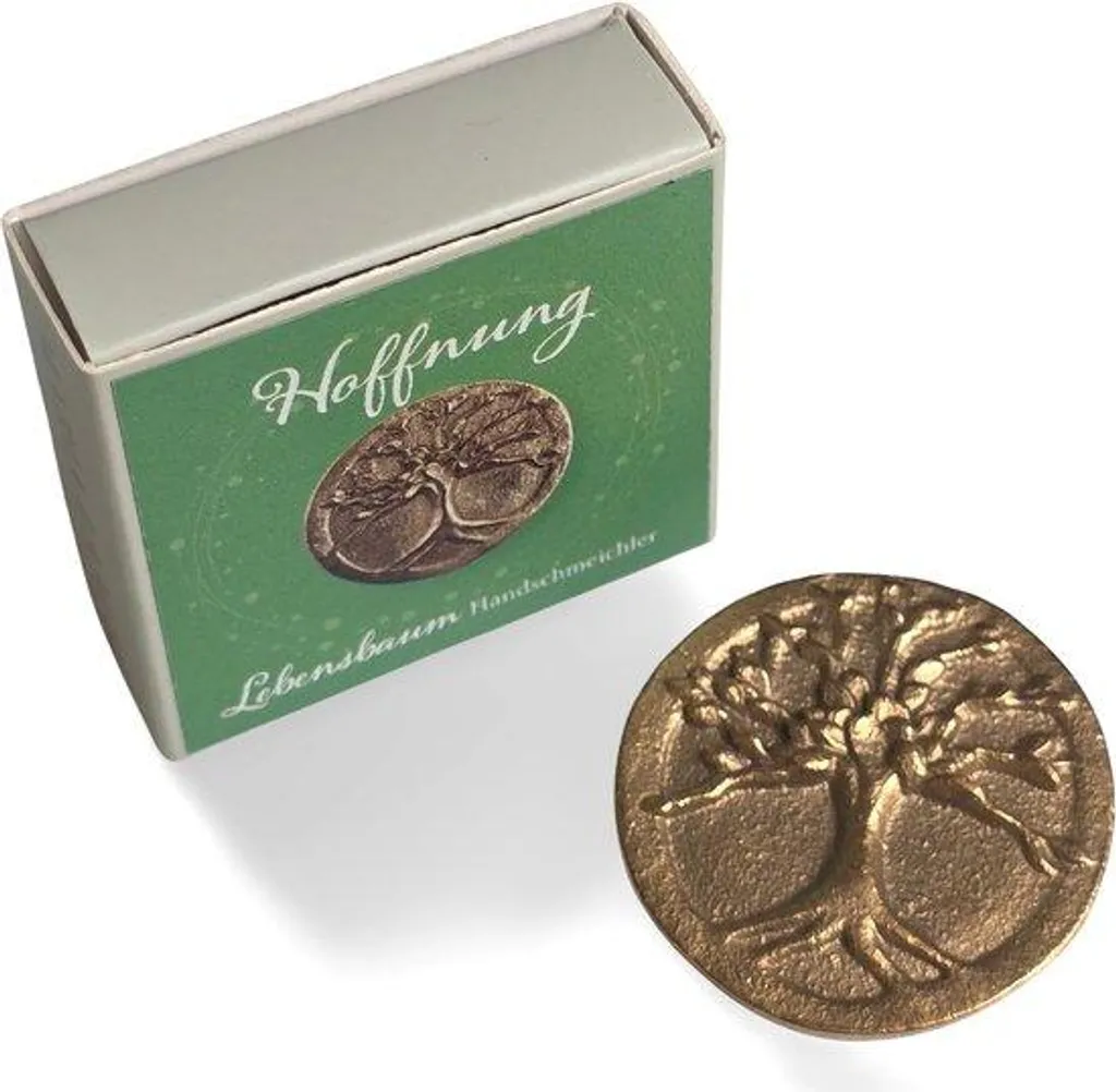 Petit arbre de vie en bronze doré 3,8 cm, cadeau porte-bonheur zen