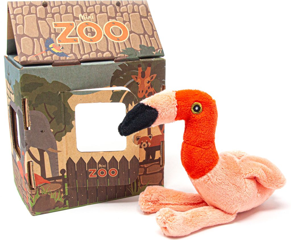 Nature Planet - Kuscheltier - Mini Zoo - Flamingo