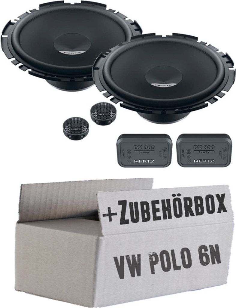 VW Polo 6N - Hertz Dieci DSK 170.3 - 16,5cm 2-Wege System - Einbauset