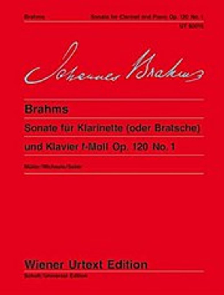 Sonate für Klarinette (oder Bratsche) und Klavier f-Moll Op. 120 No. 1