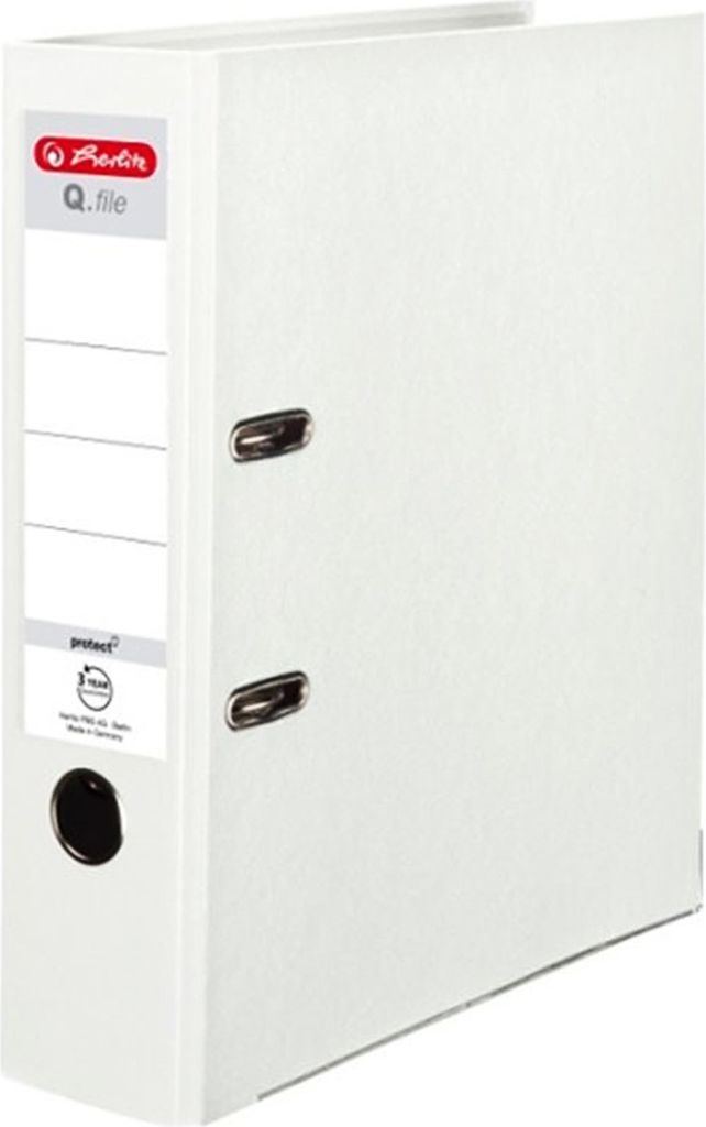 Ordner A4/8CM PP WEISS Q.FILE 9138 Produktbild 