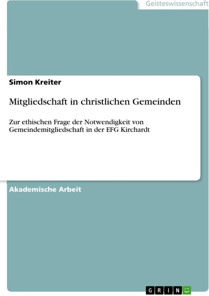 Mitgliedschaft in christlichen Gemeinden