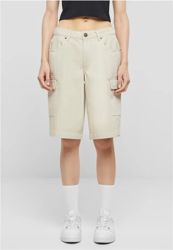 Bermuda Femme Taille 30 en Coton Anti-Frottement Short Cargo Softseagrass