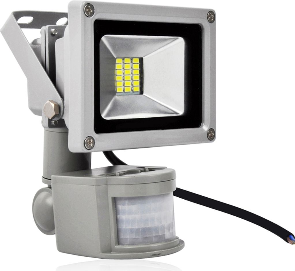 Greenmigo 20W SMD LED Strahler Fluter IP65 Flutlicht Leuchtmittel Scheinwerfer Kaltweiß Wandstrahler Außenstahler Leuchtmittel mit PIR Bewegungsm...