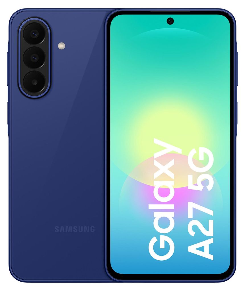 Samsung Galaxy A27, 128 Go, couleur bleue, modèle européen Image du produit 