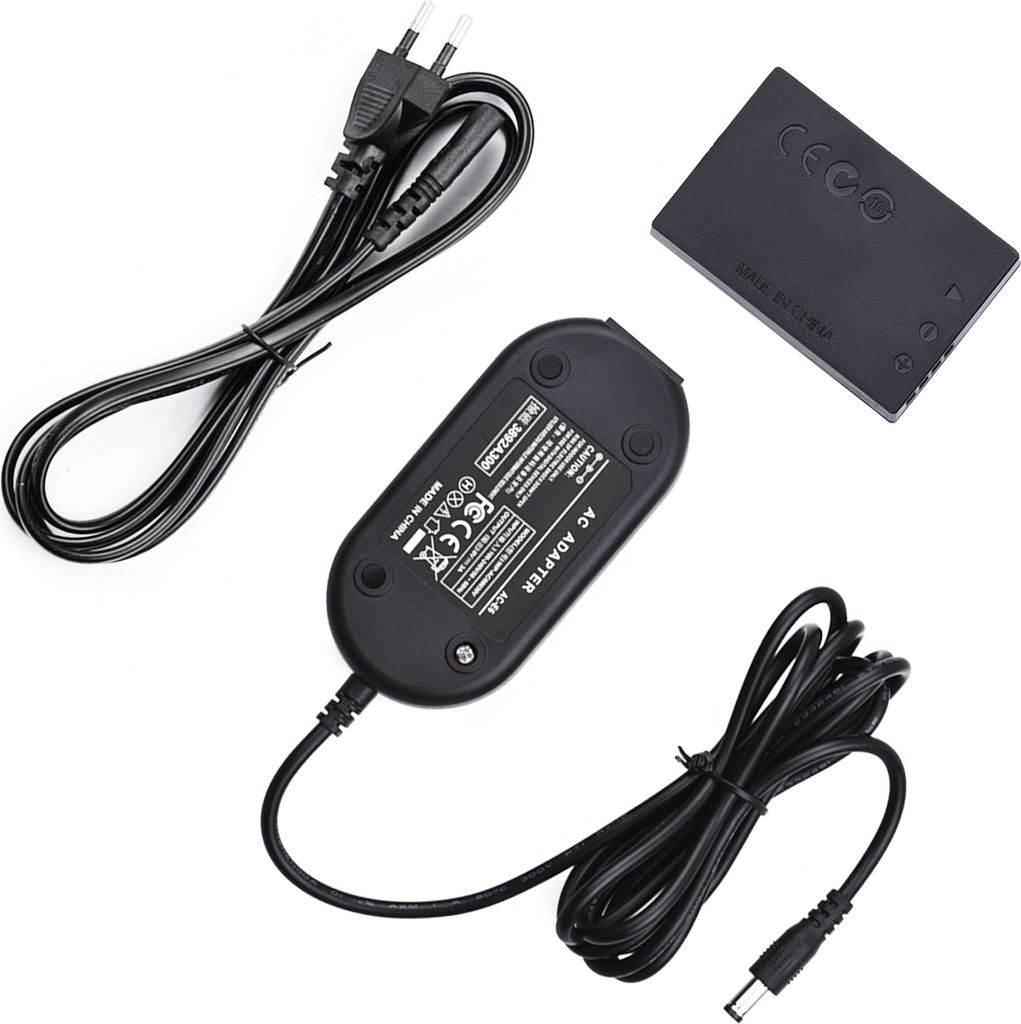 Andoer DR-E12 Dummy-Batterie Netzteil Kamera Netzteil mit Netzstecker Ersatz fuer Canon EOS M100 M M2 M10 M50