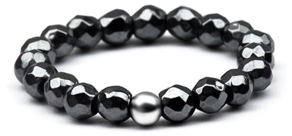 Mineralring mit Hä matit POL-R13 - Kreis: 56 mm