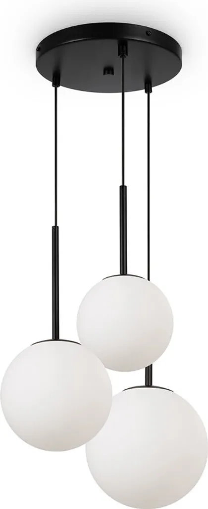 Lampe suspendue Maytoni Basic Form blanche 3 ampoules E14 40W dimmable