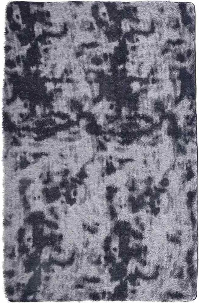 Möbel Teppich - hochwertigem design - für Wohnzimmer, Schlafzimmer, Shaggy Hochflor NAVARRA Dunkelgrau 130x200 cm Polyester - Designerteppiche CL...