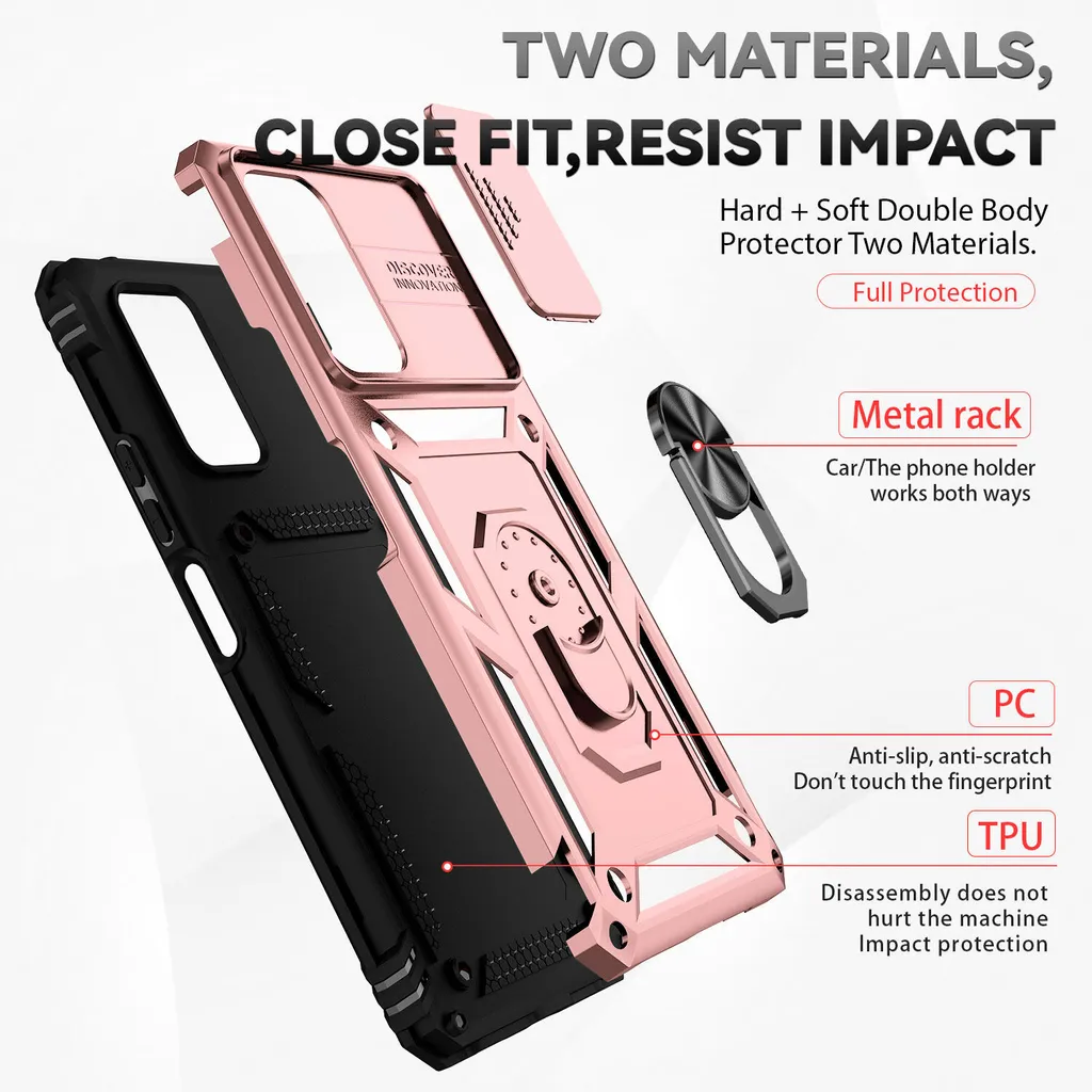 Per Xiaomi Redmi Note 12 4G Custodia Anello magnetico