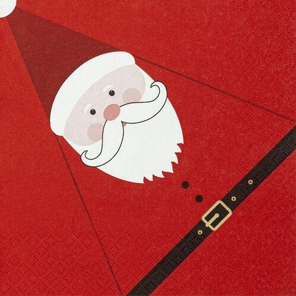 20 Servietten Fold me Santa - Santa zum Falten 33x33cm