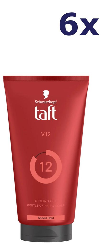6x Taft Gel Tube 150ml V12 Hold 12