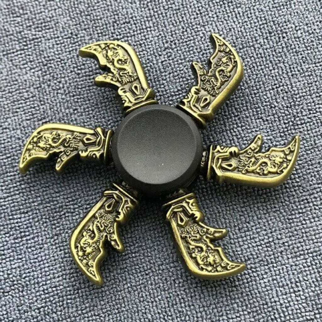 Tinisu Fidget Spinner Kreisel Anti Stress Rainbow Metall Finger ADHS